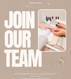 Beauty therapist, Hair stylist, nail technician wanted KENT